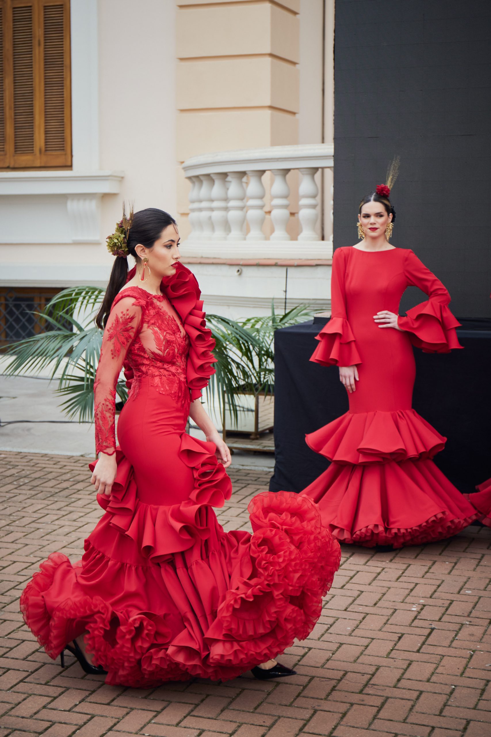Vestido De Gitana Encaje Vestido De Flamenca Rojo 2023, 51% OFF
